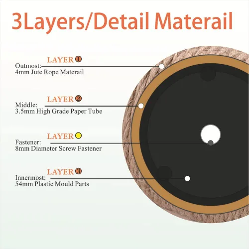 Vista 3 de 2 postes de repuesto para árbol de gato M8, marco de escalada adecuado para bricolaje, marco de escalada de gato, sisal natural, poste de rascador