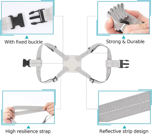 Vista 2 de Travelkin - Correas de equipaje, correas elásticas para equipaje, correas elásticas para maletas, cinturón elástico