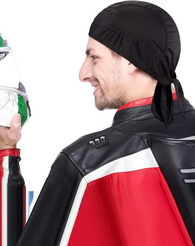 Vista 6 de Geyoga 12 gorras de calavera para hombres y mujeres, casco de enfriamiento que absorbe el sudor, sombrero de ciclismo, bandana para la cabeza
