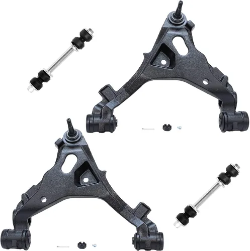 Vista 143 de Detroit Axle - Barras estabilizadoras de brazos de control delanteros 4WD para Ford 2005-2008 F-150 Lincoln Mark LT, 2 brazos de control superiores