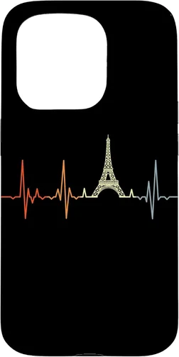 Vista 14 de My Heart Beats For Paris France Eiffel Tower Case for iPhone 16