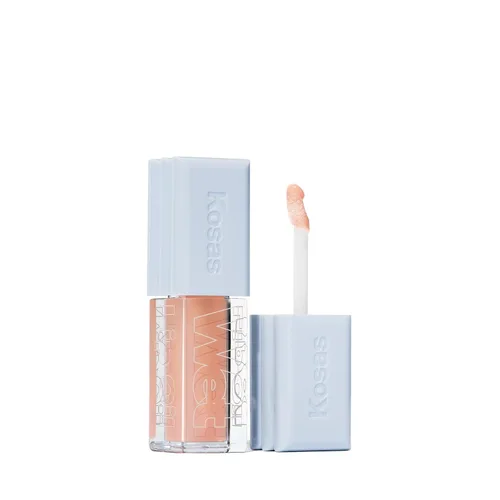Vista 12 de Kosas Wet Lip Oil Gloss - Tratamiento hidratante y voluminizador de labios con ácido hialurónico y péptidos, acabado no pegajoso (sin abrir)