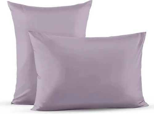 Vista 16 de Superity Linen Fundas de almohada de tamaño estándar, paquete de 2 unidades, 100% algodón suave y cómodo, color negro