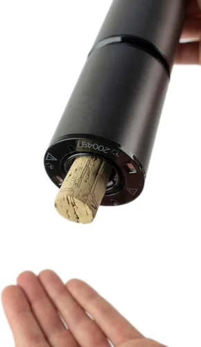 Vista 7 de Peugeot Elis Touch - Sacacorchos eléctrico recargable con cortacápsulas, Carbone
