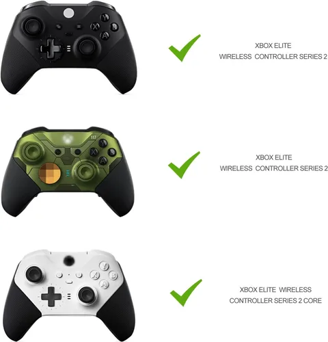 Vista 6 de Accesorios para Xbox Elite Controller Series 2 Paletas de metal y palancas de pulgar compatibles con Xbox One Elite Sries 2 Core, el paquete