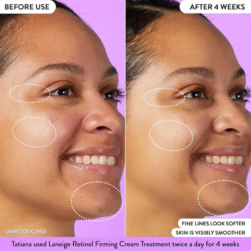 Vista 2 de LANEIGE Tratamiento de crema reafirmante con retinol: hidratante antienvejecimiento para reafirmar visiblemente la piel y suavizar las líneas finas