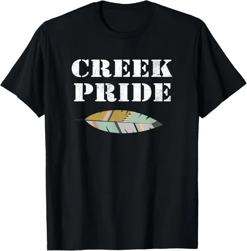 Vista 35 de Creek Native American Pride - Camiseta, Negro, S