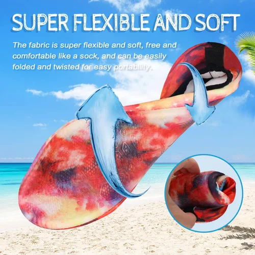 Vista 5 de ANLUKE - Zapatos de agua de secado rápido para mujeres y hombres, estilo calcetines, sensación de pies descalzos, ideales para yoga, playa, natación