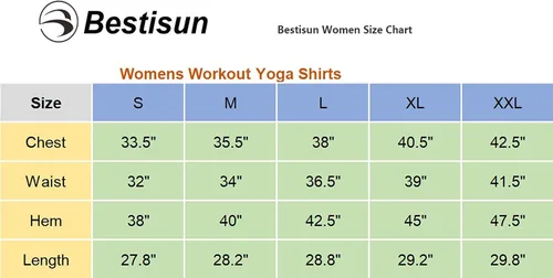 Vista 6 de Bestisun - Camiseta deportiva de fitness para mujer