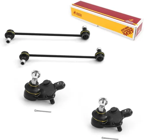 Vista 57 de Metrix Premium Chassis Parts - Juego de 4 piezas de articulación de rótula superior y barra estabilizadora delantera para Ford Ranger RWD 1998-2011