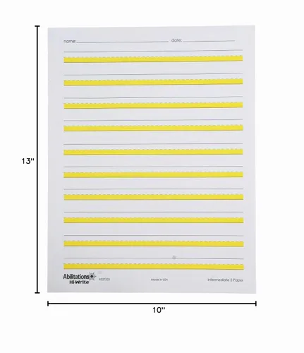 Vista 6 de Abilitations Hi-Write - Papel intermedio, nivel 2, paquete de 100 hojas