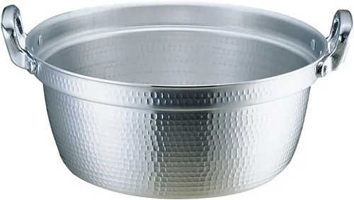 Vista 2 de Akao - Olla de aluminio DON con círculo Don Spread, 14.2 pulgadas (14.2 in), aleación de aluminio, mango (aluminio fundido a presión), Japón AEV02036
