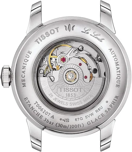 Vista 4 de c Le Locle reloj automático negro madre perla diamante Dial señoras T0062071112600