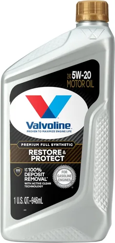Vista 138 de Valvoline SynPower Full aceite sintético para motor, 1 Cuarto de galón, Ambar