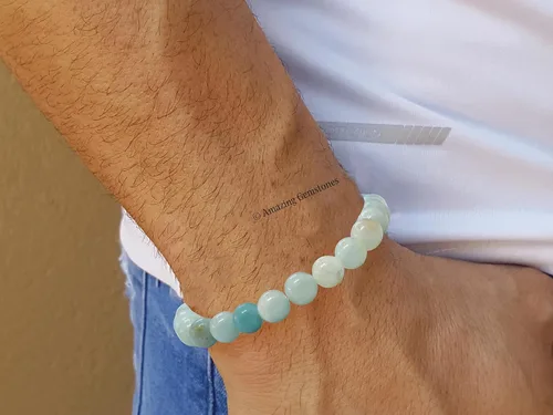 Vista 41 de Amazing Gemstone Crystal Bracelet for Women Men's Gifts - Protection Healing Crystal Bracelet - 8mm Gemstone Beaded Stretchable Bracelet Pulseras