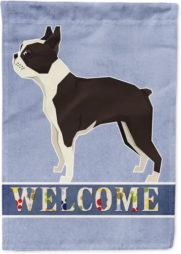 Vista 64 de Caroline's Treasures CK3704GF Bandera de jardín de bienvenida de Akita Shepherd Black and Tan - Bandera decorativa para patio exterior, patio