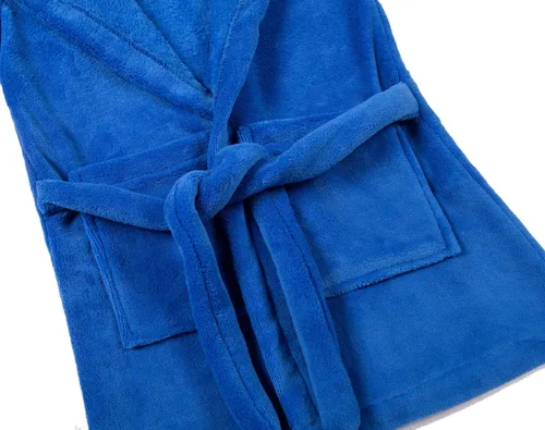 Vista 5 de Bata de baño suave con capucha de tiburón para niños y niñas, con capucha de animal