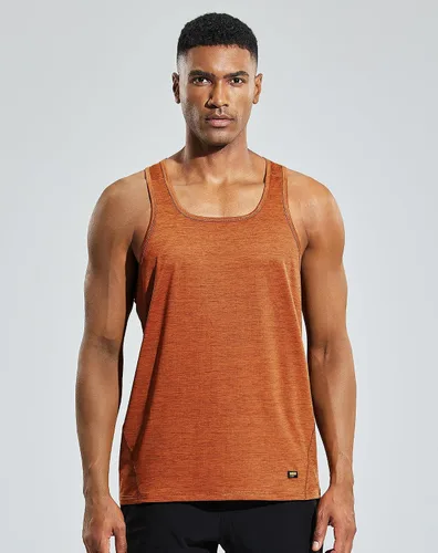 Vista 5 de MIER Camisetas de entrenamiento sin mangas para hombre, secado rápido, natación, atletismo, gimnasio, correr, muscular, playa, camisetas sin mangas
