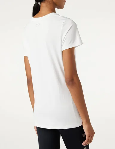 Vista 7 de Under Armour, Tech - Camiseta de manga corta y cuello en V para mujer, unicolor