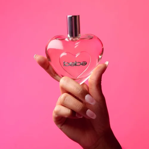 Vista 5 de Bebe Luxe Eau de Parfum Spray para mujer, fragancias florales de larga duración para mujer, notas de mango, rosa, jazmín, peonía, perfume