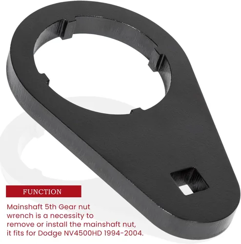 Vista 2 de Danti Llave de tuerca de engranaje de 5ª unidad de eje principal de 1/2 "para Dodge NV4500HD 1994-2004 para Cummins Diesel, motor diesel V-10