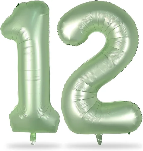 Vista 76 de Globos negros del número 10 para decoraciones de cumpleaños número 10, globos de helio de mylar de lámina de 40 pulgadas negros del número 1 & 0
