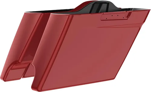 Vista 70 de Alforjas extendidas para Harley Touring Street Glide, Electra Glide, Road Glide 2014-2023 (whisky ámbar)
