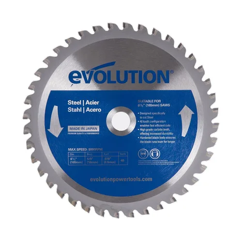 Vista 27 de Evolution Power Tools 5-3/8BLADEST Hoja de sierra de corte de acero, 5-3/8 pulgadas x 30 dientes