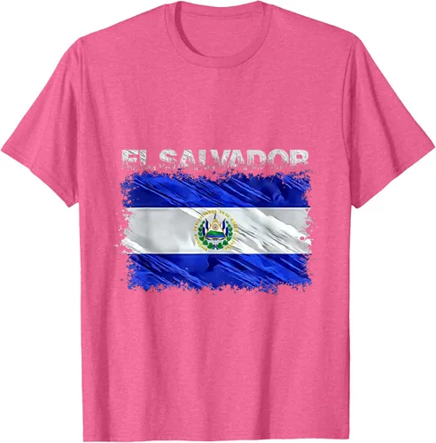 Vista 32 de Camiseta El Salvador, Negro