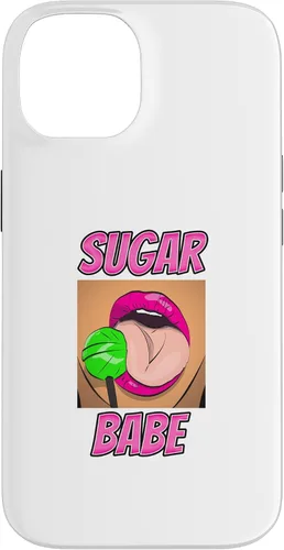 Vista 4 de Sugar Babe Sexy Woman Lick Lollipop Cartoon Comic hot Fun Case for iPhone 16