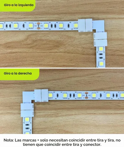 Vista 6 de JACKYLED Conectores de tira LED de 2 pines de 0.394 in para tiras de luces