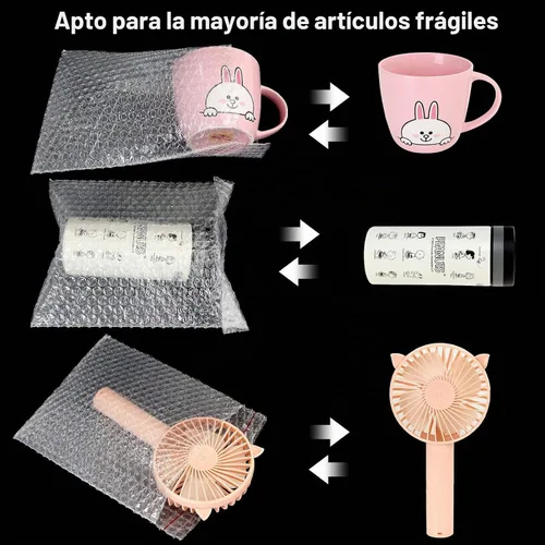 Vista 5 de 100 bolsas de burbujas transparentes de 7 x 8-1/4 pulgadas, bolsas de burbujas autoadhesivas de doble pared para embalaje, mudanza, envío, correo