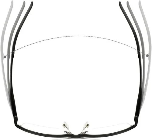 Vista 4 de COTIA Gafas de lectura fotocromáticas bifocales de aluminio de magnesio para hombres
