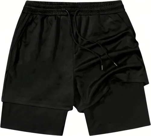 Vista 3 de I Can Do All Things Through Christ Who Strengthens Track Short I Can Do All Things Through Christ 2 in 1 Shorts