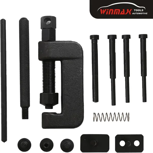 Vista 2 de Kit de herramientas para romper cadenas, 13 piezas para motocicleta y kit de herramientas de reparación de remachado