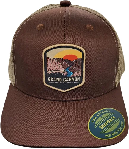 Vista 2 de Gorra de camionero Grand Canyon con respaldo de malla para el Parque Nacional