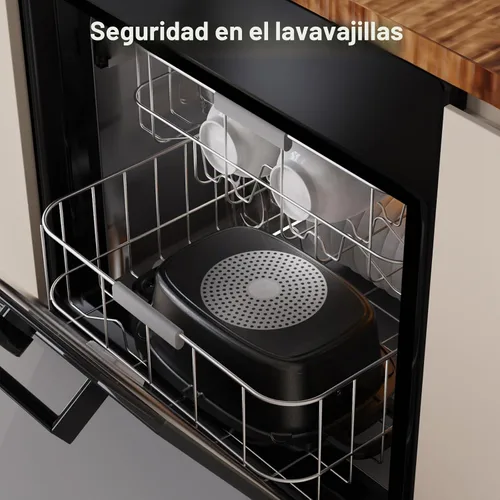 Vista 7 de Anfilank Olla de cocción lenta programable 10 en 1 con temporizador, olla de cocción lenta de 6.8 cuartos de galón, preajustes para cocinar al