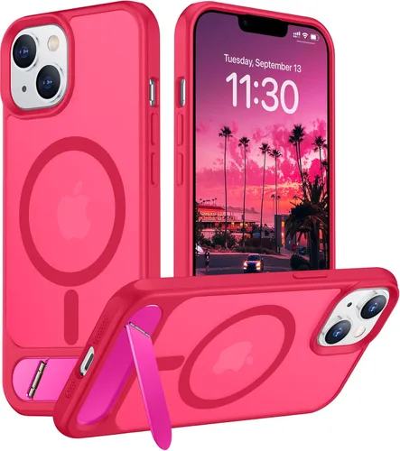 Vista 271 de Funda para iPhone 11 con compatibilidad magnética, [Soporte invisible incorporado][Compatible con MagSafe]