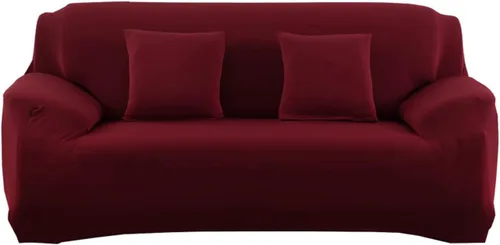 Vista 27 de Funda elástica para sofá de color sólido para sofá de 1/2/3/4 plazas, fundas para sofá modular en forma de L, protector de muebles con fundas