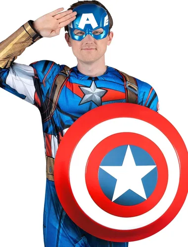 Vista 3 de MARVEL Captain America - Accesorio de escudo de 24 pulgadas