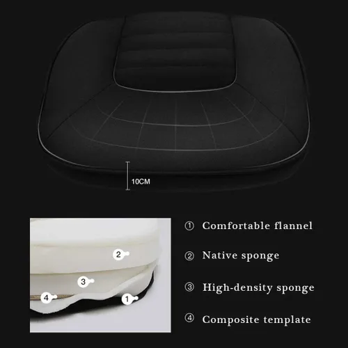 Vista 7 de Silla ergonómica de malla ejecutiva de respaldo alto, con soporte lumbar ajustable, reposacabezas y reposabrazos