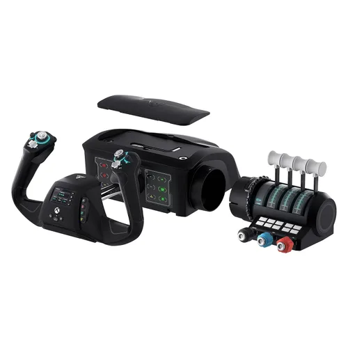 Vista 6 de Turtle Beach VelocityOne Flight Universal Control System - Xbox Series X Xbox Series S Xbox One Windows 10 11 PCs with Yoke Handle Throttle