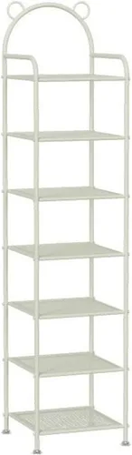 Vista 16 de Shelves Adjustable Shoe Organizer Multi-layer Shoe Rack, Sturdy Metal Mesh Shoe Rack, Free Standing Shoe Storage Shelves, Cute Bear Shape Shoes