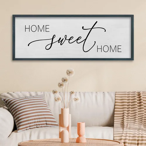 Vista 22 de FZMHASLWW Decoración de Pared para Comedor Bendición Cristiana Bendice la Comida Familia Amor Letrero de Versículo Bíblico 32"×12" Escritura