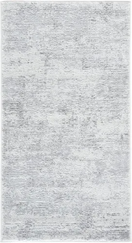 Vista 54 de SAFAVIEH Amelia Collection ALA700A - Alfombra decorativa de 2'2" x 4', diseño moderno abstracto, color marfil y azul, no desprende pelusa y de fácil