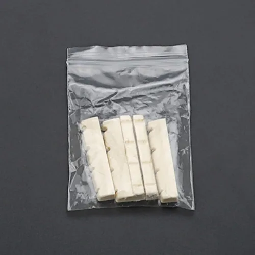 Vista 3 de 5 unids/pack Tuerca para bajo de guitarra de 1.654 in, tuerca superior ranurada, para instrumentos musicales de 4 cuerdas