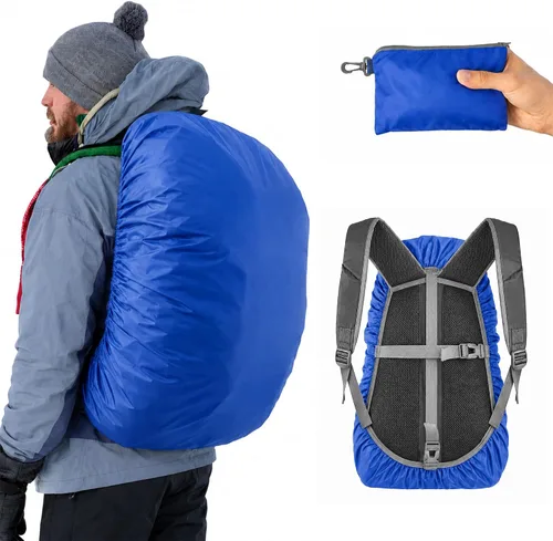 Vista 13 de Frelaxy - Funda impermeable para mochila, nivel de impermeabilidad de 10000 mm, estructura multicapa ultrarresistente mejorada, correa con hebilla