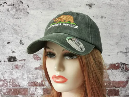Vista 6 de Hepandy Embroidered California Bear Baseball Hats
