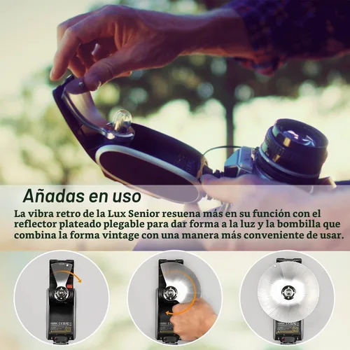 Vista 7 de Godox Lux Senior Retro Cámara Flash GN14,3.7V/1700mAh Batería recargable