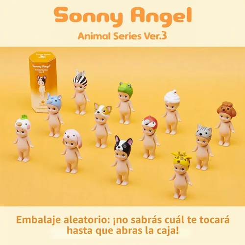 Vista 4 de Sonny Angel Versión Animal 3 - Figura Mini Original - 1 Caja Sorpresa Sellada